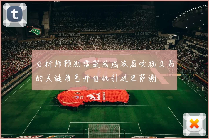 分析师预测雷霆或成浓眉吹杨交易的关键角色并借机引进里萨谢